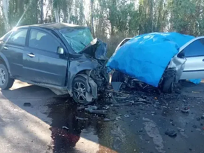 Tragedia en Lavalle: cinco muertos y dos heridos por un choque frontal