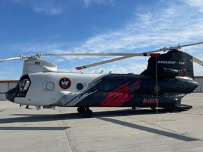 Arribará al país un helicóptero canadiense de gran porte para la lucha contra incendios forestales
