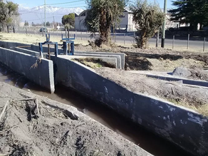 Irrigación comenzó a inaugurar una extensa lista de obras hídricas