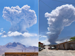 Alerta en Chile por la actividad del Volcán Láscar