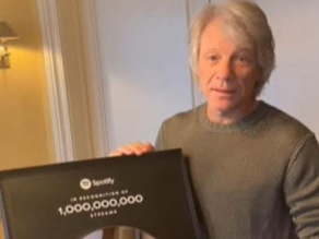 Bon Jovi llega a los 1,000 millones de streams en Spotify con "Living on a prayer"