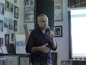 Sergio Sendra dio una charla sobre inmigración ucraniana