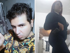 Las fotos de Sabag Montiel y su novia posando con el arma usada en el ataque
