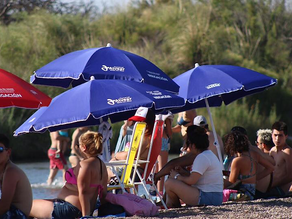 En Alvear la Playita está lista!!! Caluroso, con tormentas y viento, así estará el martes en Mendoza