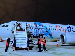 Argentina ya está en Qatar. Los nervios a flor de punta