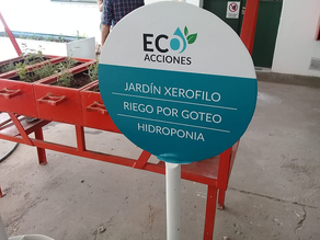 Irrigación inauguró un espacio demostrativo de cultivos sustentables