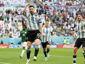 Final del primer tiempo: Argentina gana 1 a 0 con un penal de Messi