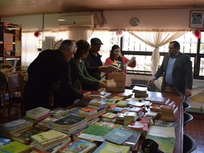 Campaña de recolección de libros de Fundación Cecsagal y la Escuela de Agricultura