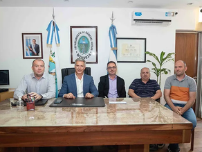 Alejandro Molero tuvo su primer contacto con los medios alvearenses