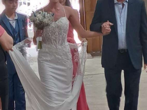 Giuliana Lucoski se casó, a casi seis meses del accidente