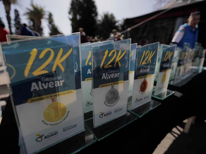 Mirá las mejores postales: Más de 150 competidores participaron de los 12K de Alvear.
