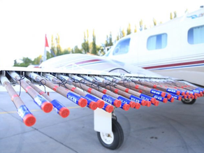 Tormentas en zonas productivas: las aeronaves operaron simultáneamente en los oasis Norte y Sur
