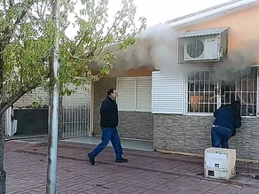 Tragedia en General Alvear. una jubilada murió asfixiada en un incendio