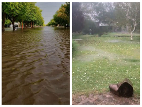 La lluvia y el granizo no dan tregua: cuáles fueron los departamentos más afectados
