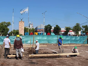 Avanza la obra del Paseo del Artesano e Informador Turístico del Km 0.