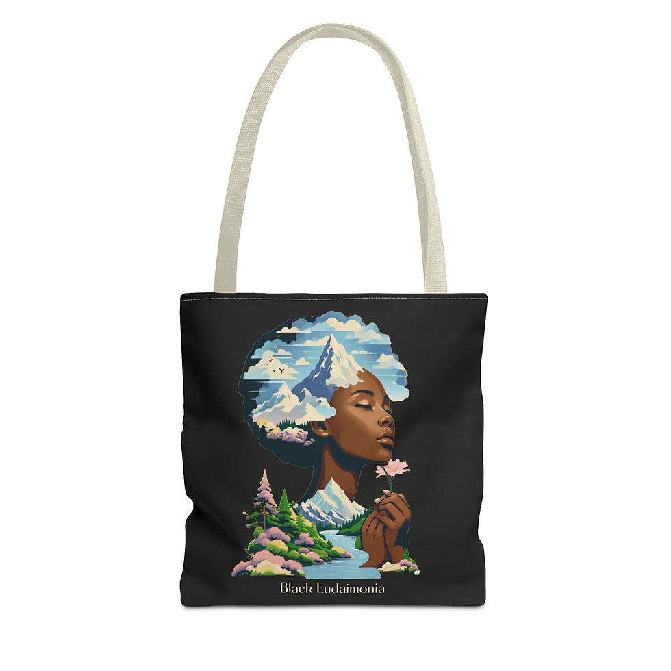 Thumbnail: The Beauty of a Woman, Black Tote 