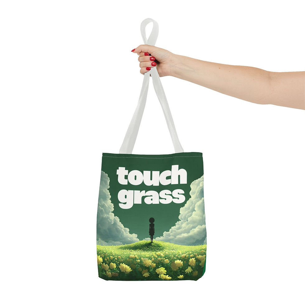 Thumbnail: "Touch Grass" Tote Bag