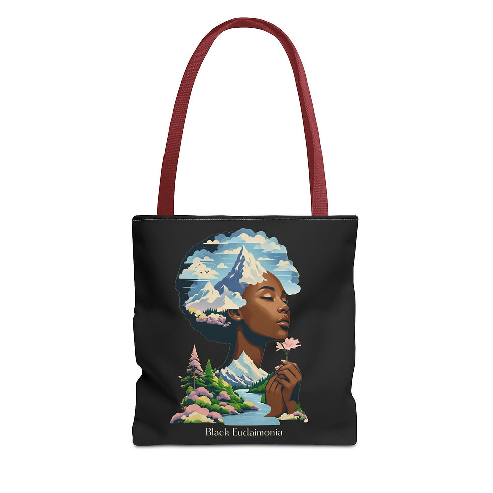 Thumbnail: The Beauty of a Woman, Black Tote 