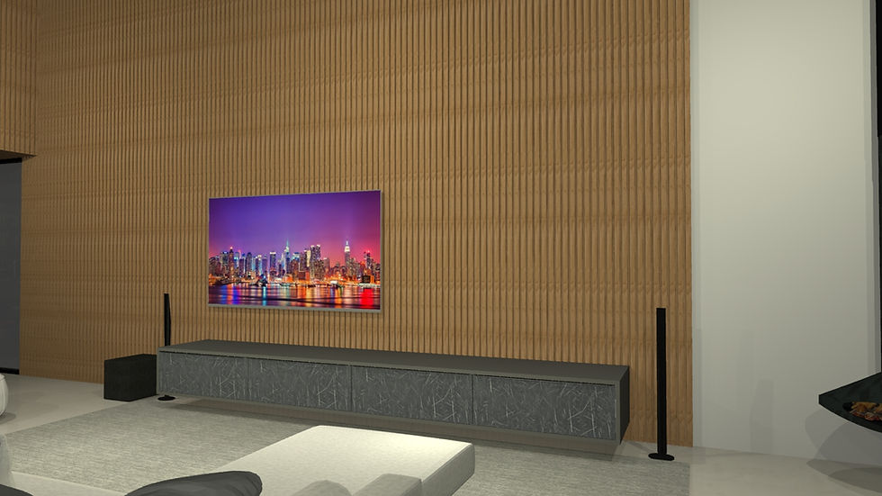 Painel e móveis sob medida para home Drevo