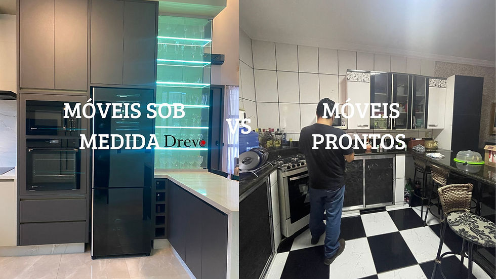 Cozinha planejada de alto padrão com acabamento em madeira e pedra natural