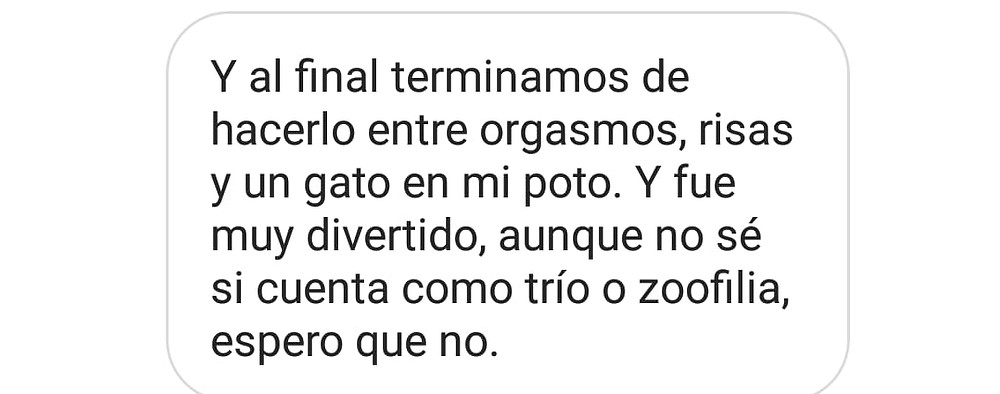 gatos, orgasmos y risas