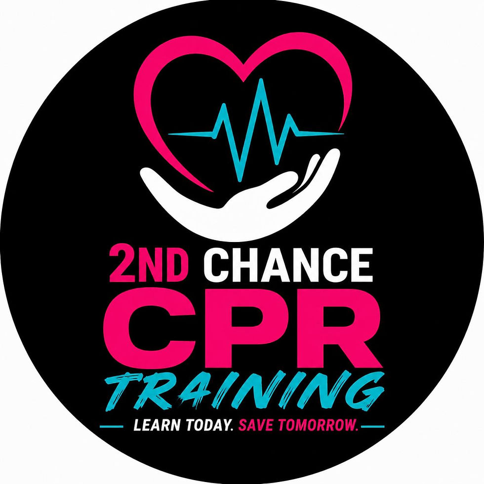 Circular 2nd Chance CPR Training logo badge