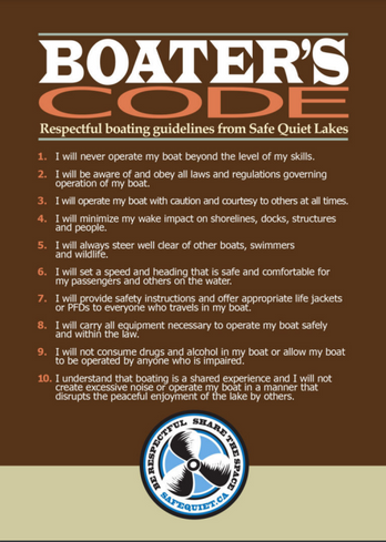 Boater’s Code by safequiet.ca (Click to view.)