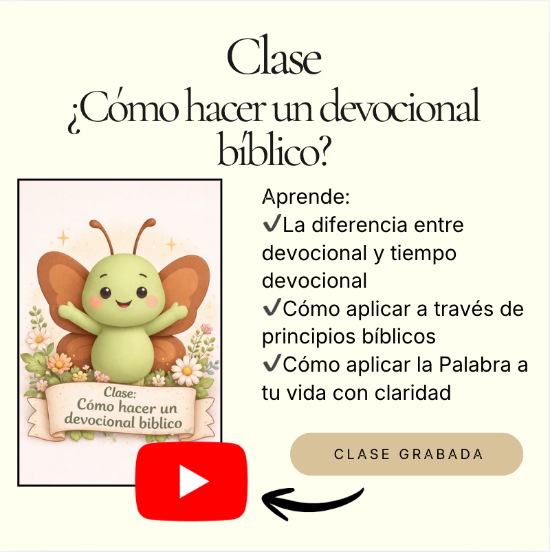 ¿Cómo hacer un devocional bíblico?
