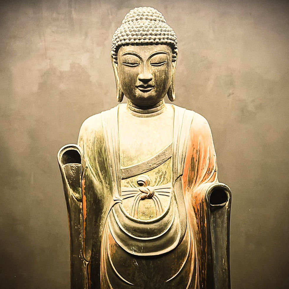 Ancient handless Buddha statue in Gyeongju National Museum, one of the best things to do in Gyeongju