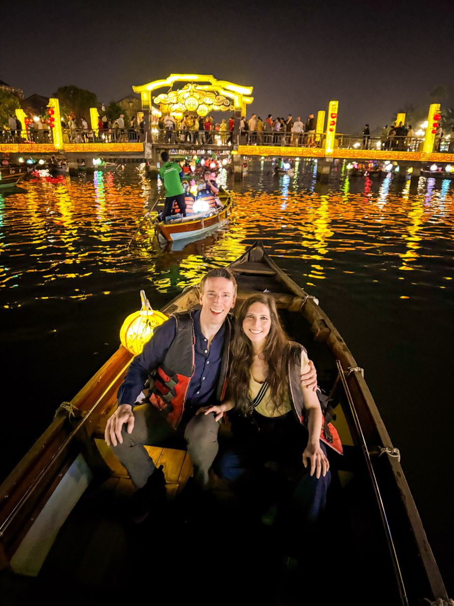 Things to do in Hoi An: Lantern-release boat ride at night