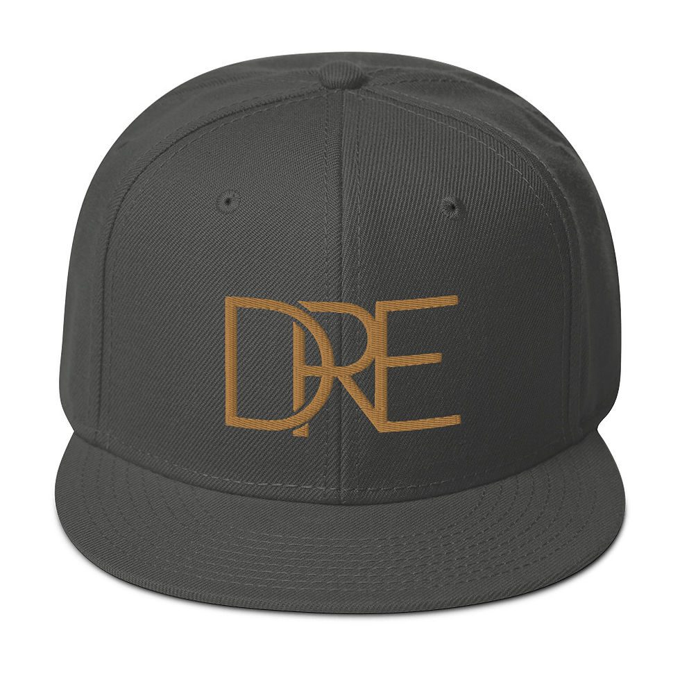 Thumbnail: Snapback Hat D.R.E logo on front