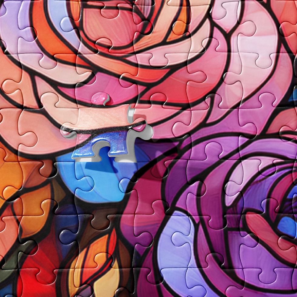 Thumbnail: 開運・薔薇 Good Fortune Rose Puzzle