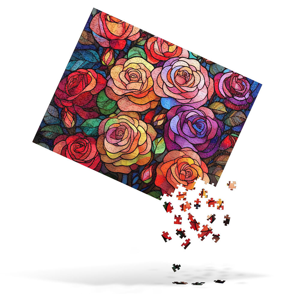Thumbnail: 開運・薔薇 Good Fortune Rose Puzzle