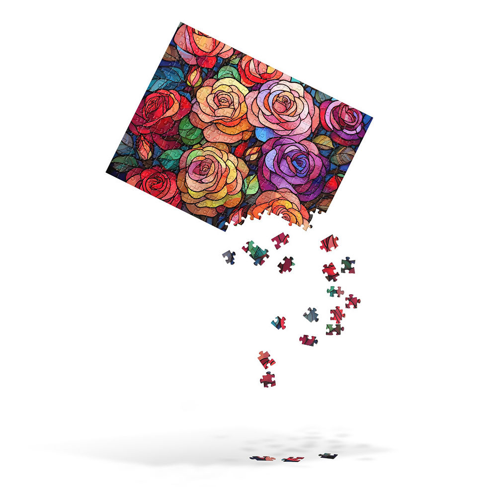 Thumbnail: 開運・薔薇 Good Fortune Rose Puzzle