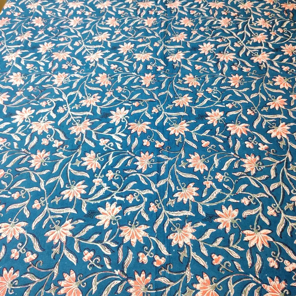 Block Print Table Cover – Design 2 – additional view 4 | Bichhavans