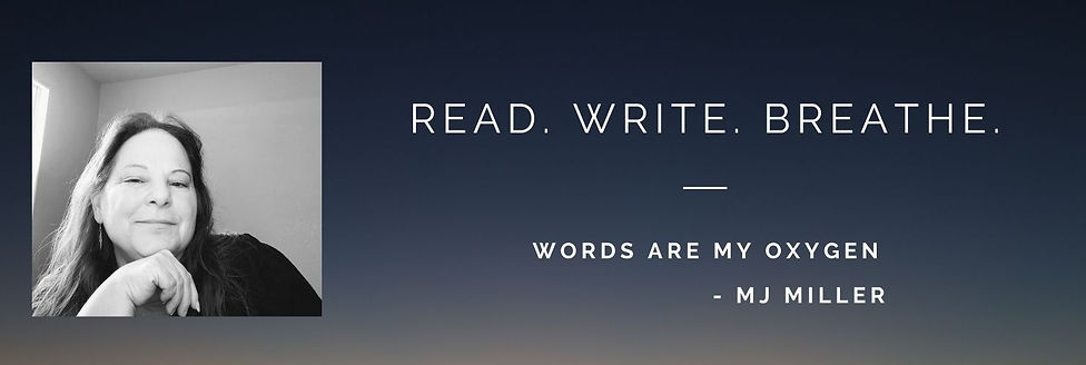 Banner featuring an image of author MJ Miller