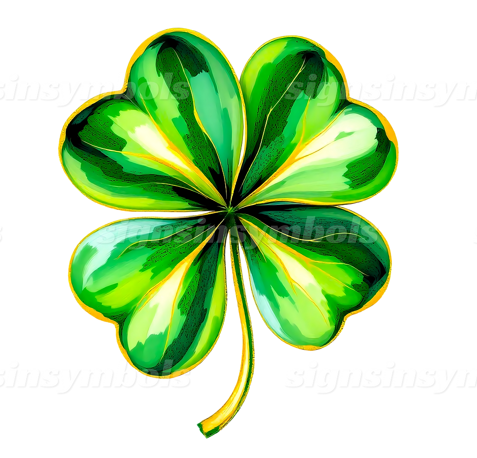 Thumbnail: St. Patrick's Day Clover Design