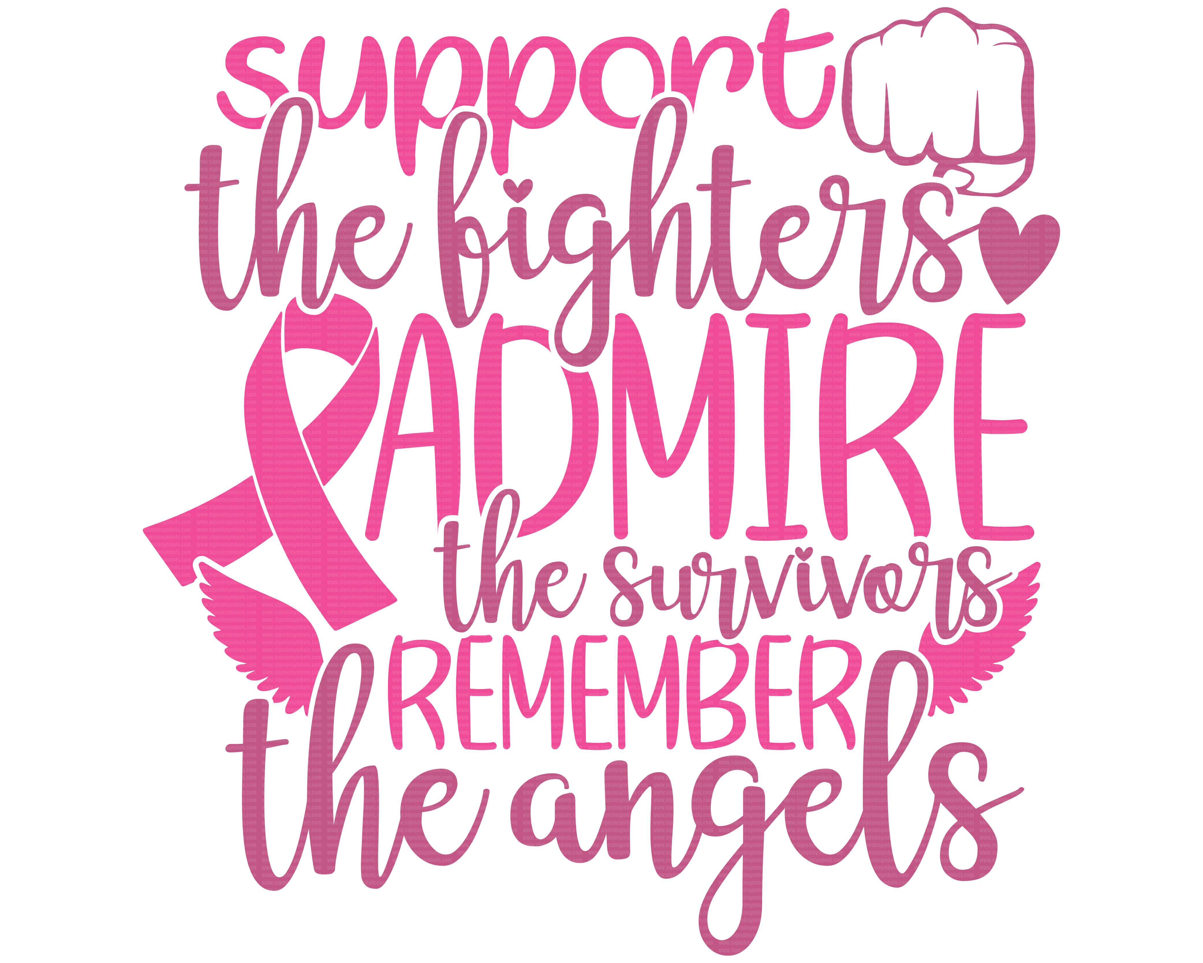 Support The Fighters Design 096