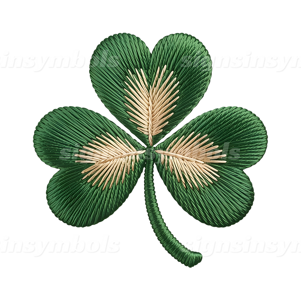 Thumbnail: St. Patrick's Day Embroidered Clover Designs
