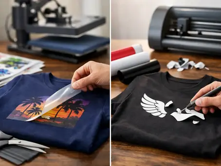 Heat Transfers Versus Vinyl for Custom Apparel