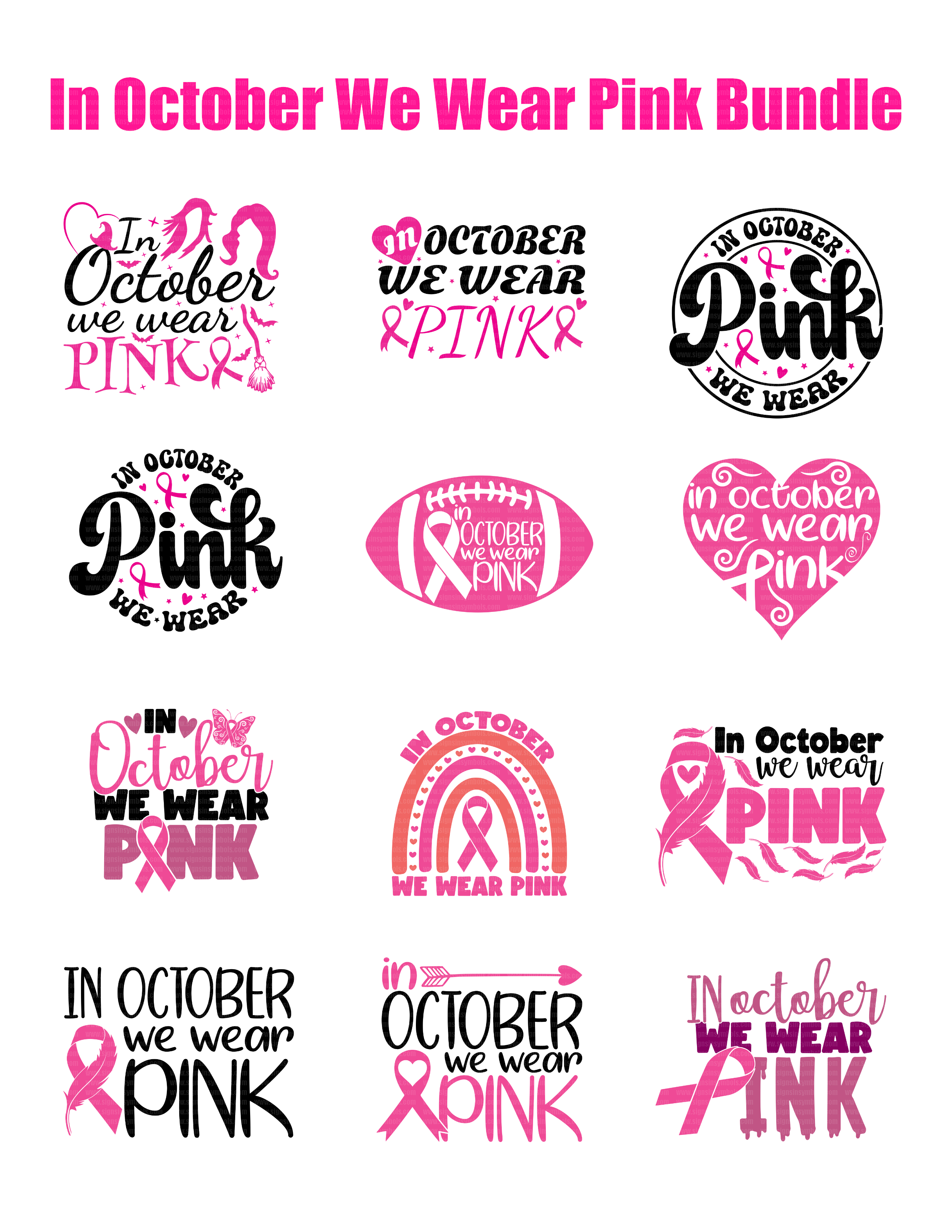 In October We Wear Pink Bundle