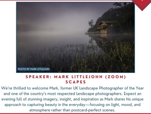 Starting 2026 with a Bang: Mark Littlejohn at Otley Camera Club