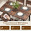 Thumbnail: 5-Piece Dining Table Set for 4 People with Metal Leg for Small Room