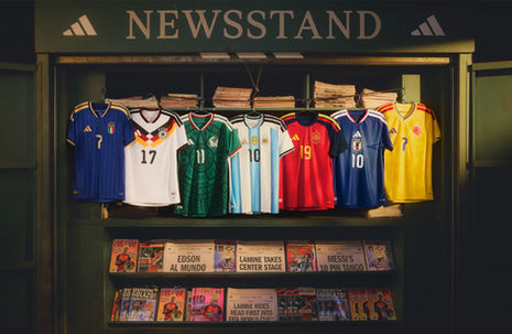 adidas World Cup campaign featured in Erik Saradpon’s Sports collection exploring branding, visual storytelling, and global f