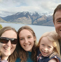 Your Education exchange student with her host family in New Zealand during her exchange