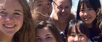 Your Education student Emma with her friends in New Zealand during her exchange