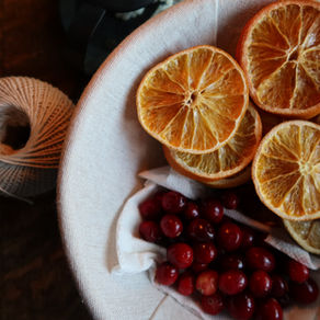 Creating a Dried Fruit Garland for Winter