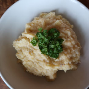 Mashed Parsnips and Potatoes