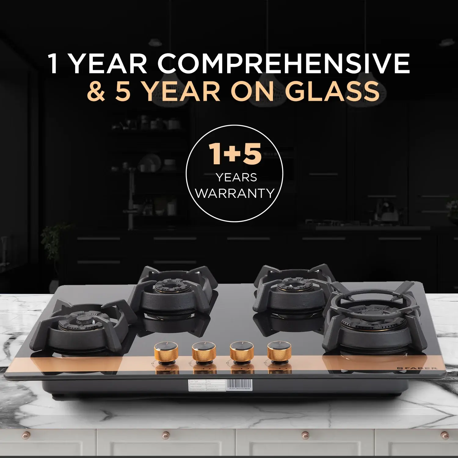 FABER BUILT IN HOB UTOPIA PRO HT 804 BR CI