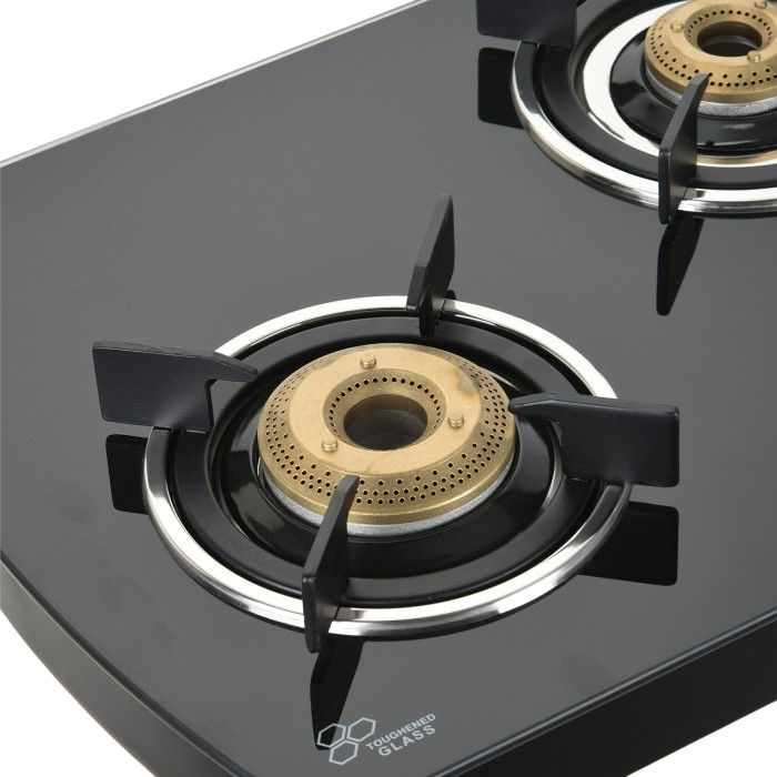 Thumbnail: SUNFLAME LPG GAS STOVE GT 3B MAGNA BLACK 3 BURNER